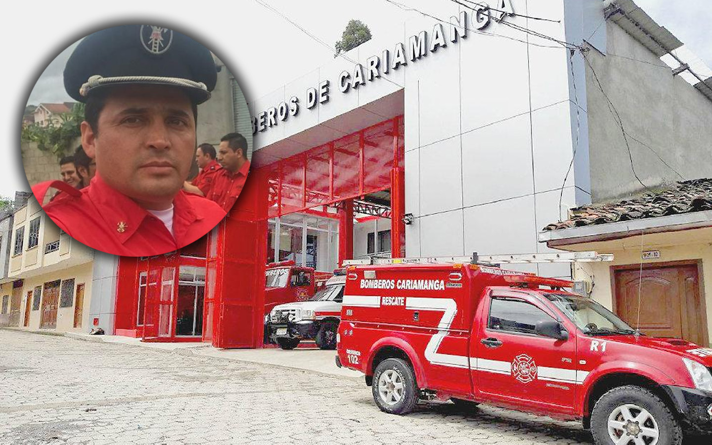 César Ludeña Cariamanga Bomberos