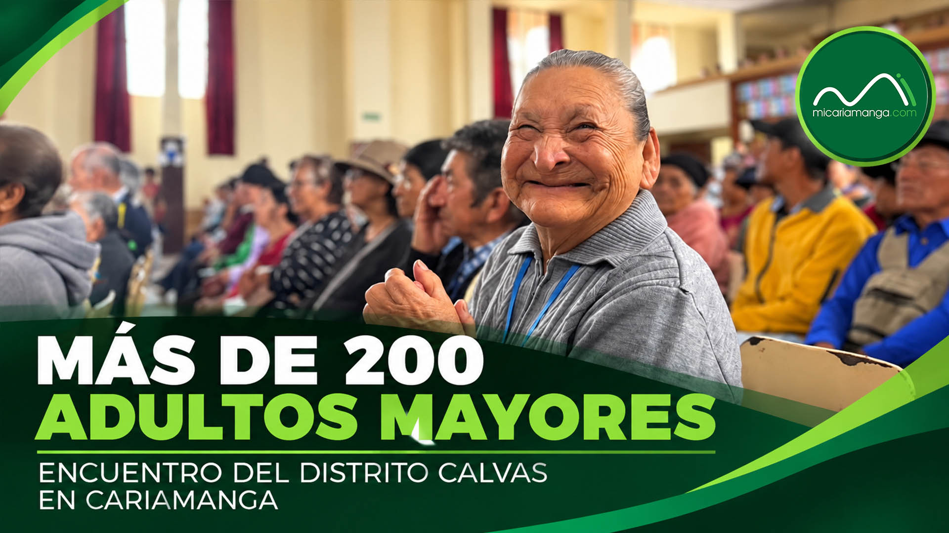 Personas adultas mayores del Distrito Calvas participan en encuentro conmemorativo realizado en Cariamanga
