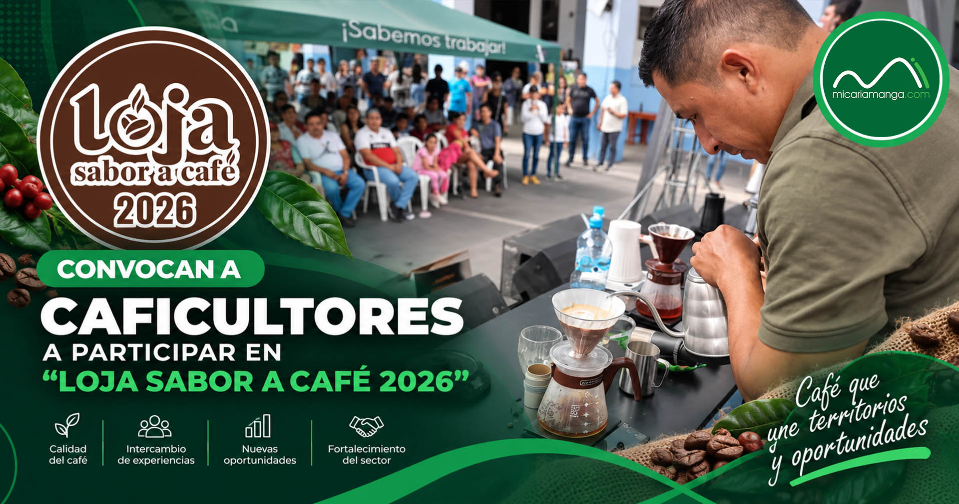 Convocatoria Loja Sabor a Café 2026 dirigida a productores de café de Ecuador